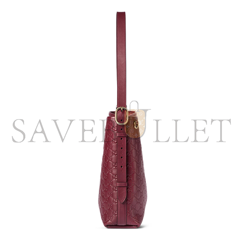 GUCCI GG EMBLEM MEDIUM SHOULDER BAG 847452 (30.5*30.5*9cm)